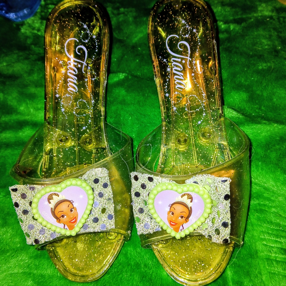 DISNEY PRINCESS Shoes. 3 Pairs. Tiana, Cinderella, Belle